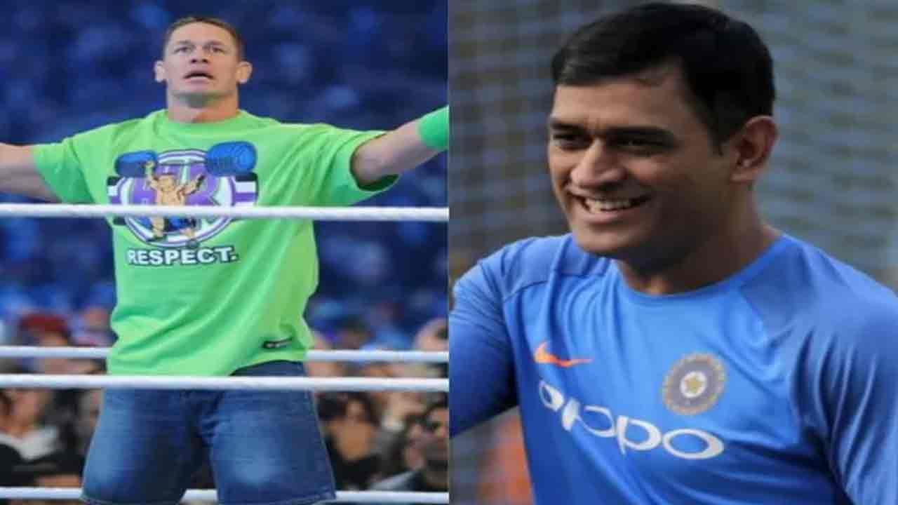 MS Dhoni: ధోనీ ఫొటో పోస్ట్ చేసిన WWE సూపర్ స్టార్ జాన్ సెనా.. ఎందుకంటే..