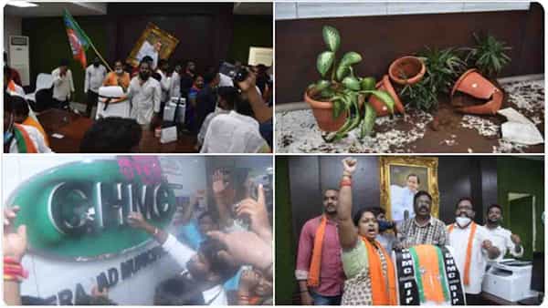 GHMC: జీహెచ్ఎంసీ కార్యాలయంలో రెండో రోజూ హైడ్రామా.. 32 మంది బీజేపీ కార్పొరేటర్లపై కేసులు నమోదు