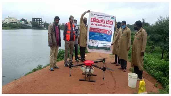 GHMC: గ్రేటర్ వాసులకు గుడ్న్యూస్.. దోమల విముక్తి డ్రోన్లతో యుద్ధం.. జీహెచ్ఎంసీ వినూత్న కార్యక్రమం