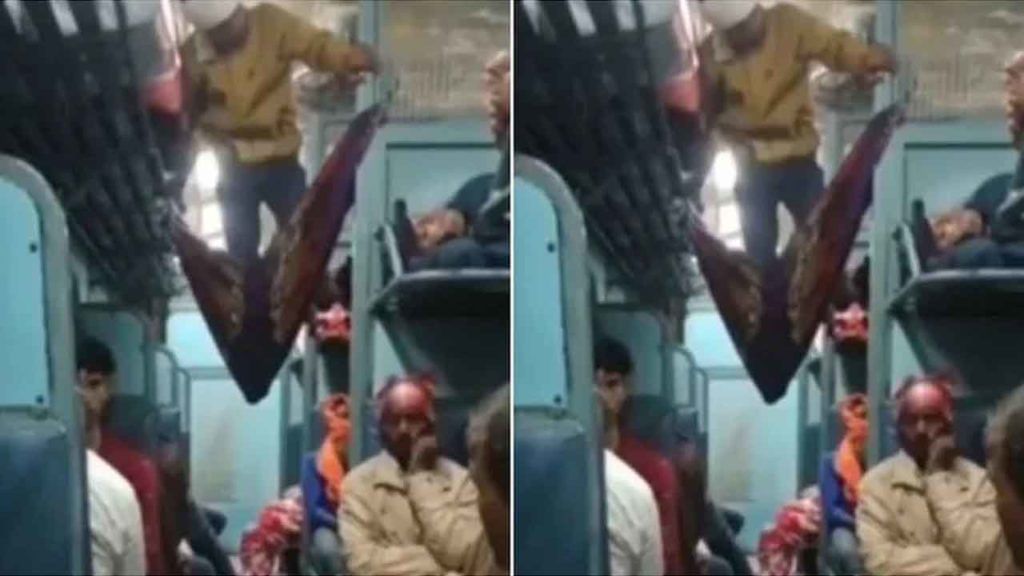 Viral Video: వాహ్.. ఏం బ్రెయిన్ సామీ నీది.. క్కిక్కిరిసిన రైలులో ప్రత్యేక బెడ్ను క్రియేట్ చేసుకున్నాడు.. అదెలాగో చూస్తే షాక్ అవుతారు..! Viral Video: వాహ్.. ఏం బ్రెయిన్ సామీ నీది.. క్కిక్కిరిసిన రైలులో ప్రత్యేక బెడ్ను క్రియేట్ చేసుకున్నాడు.. అదెలాగో చూస్తే షాక్ అవుతారు..!