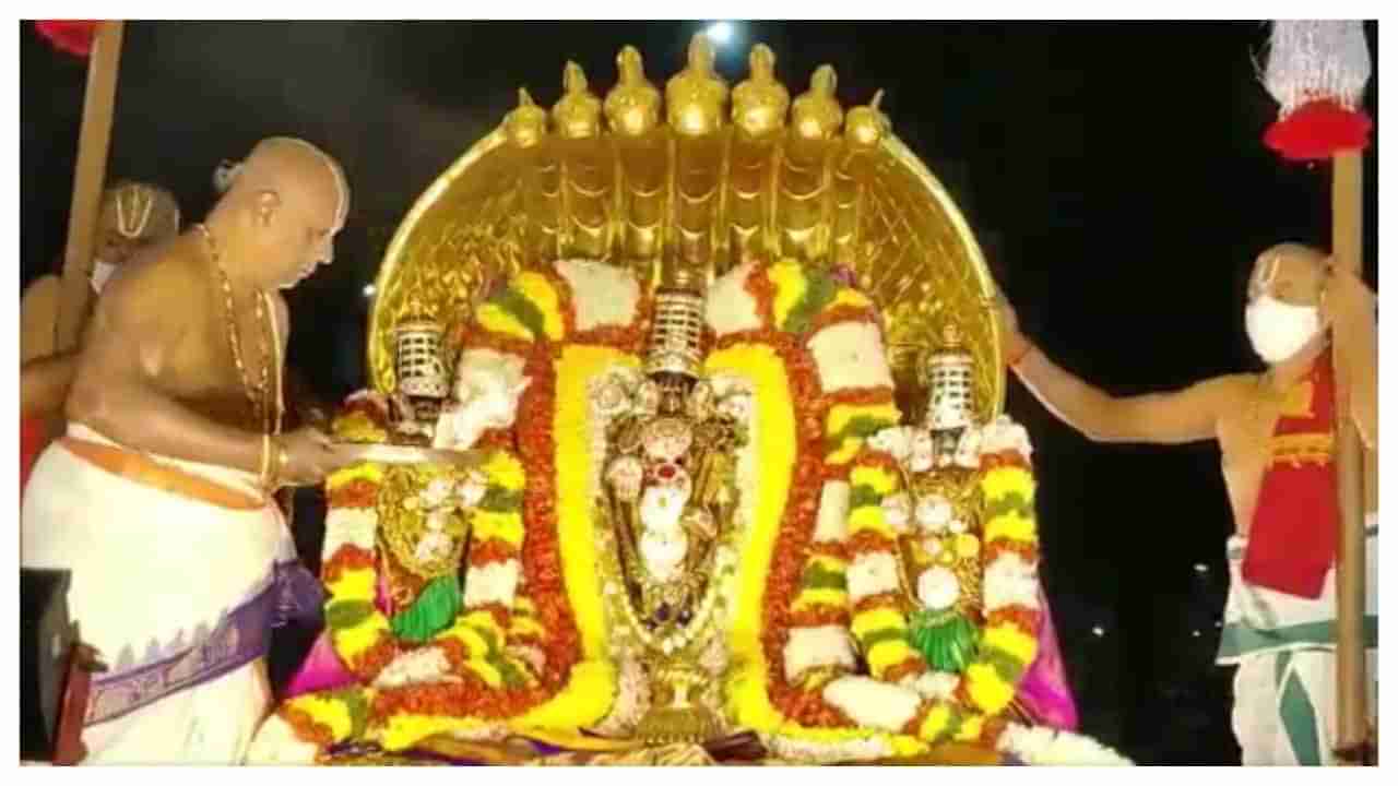 Tirumala News: నాగుల చవితి వేళ.. తిరుమల శ్రీవారికి పెద్దశేష వాహనసేవ.. Watch Video