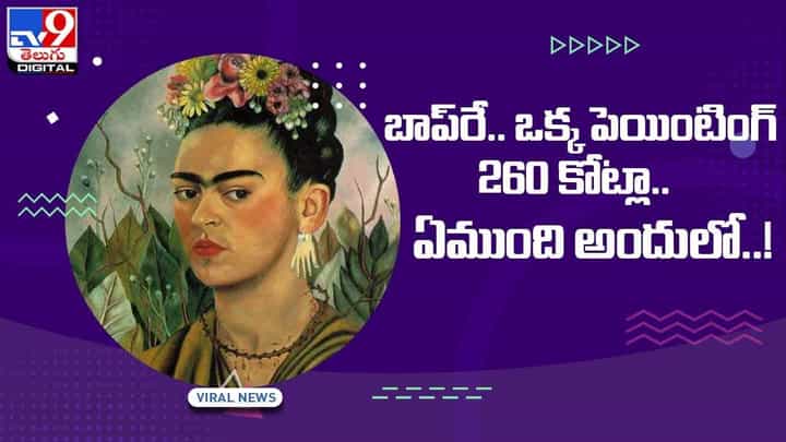 బాప్రే.. ఒక్క పెయింటింగ్ 260 కోట్లా !! ఏముంది అందులో ?? వీడియో బాప్రే.. ఒక్క పెయింటింగ్ 260 కోట్లా !! ఏముంది అందులో ?? వీడియో