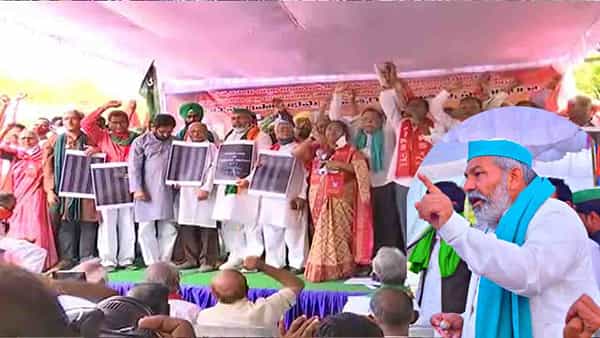 Raithu Maha Dharna: కార్పొరేట్ల లబ్ధికి మోడీ సర్కార్ తాపత్రయం.. రైతు డిమాండ్లను కేంద్రం అంగీకరిస్తేనే ఇళ్లకుః టికాయత్