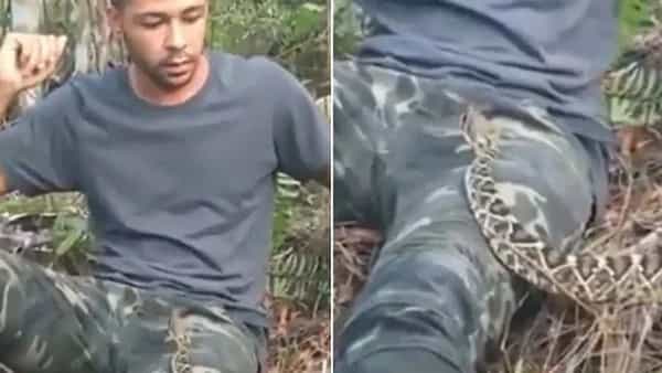 Viral Video: చావు మిల్లీమీటర్ దూరంలో ఉంది.. అతడు ఏం చేశాడో మీరే చూడండి