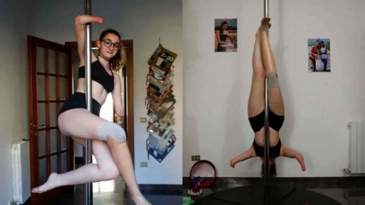 Acrobatic Pole Dancer: అంగ వైకల్యాన్ని జయించి పోల్ డ్యాన్సర్ గా గోల్డ్ మెడల్ సాధించిన యువతి