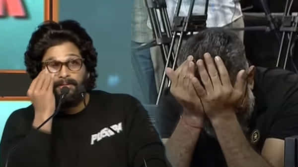 Allu Arjun: ఎమోషనల్ అయిన అల్లు అర్జున్.. బన్నీ మాటలకు కన్నీళ్లు పెట్టుకున్న సుకుమార్..