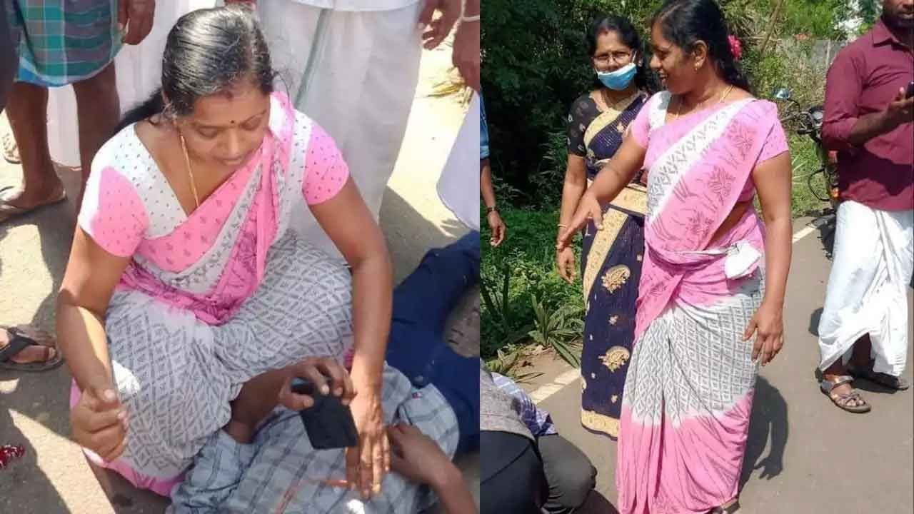 Nurse: రోడ్డు ప్రమాదంలో చావు అంచుల్లోకి విద్యార్థి.. ఊపిరిపోసిన ‘నర్సమ్మ’.. ఫిదా అవుతున్న నెటిజన్లు..