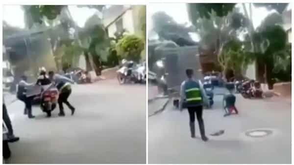 Viral Video: ట్రాఫిక్ పోలీసులనే బోల్తా కొట్టించిన మహిళ.. చలాన్ తప్పించుకునేందుకు ఏం చేసిందంటే?
