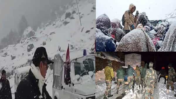 Union Minister Rijiju: హిమపాతంలో చిక్కుకున్న కేంద్ర మంత్రి.. స్వయంగా కారుని నెట్టుకుంటూ వెళ్లిన కిరణ్ రిజిజు