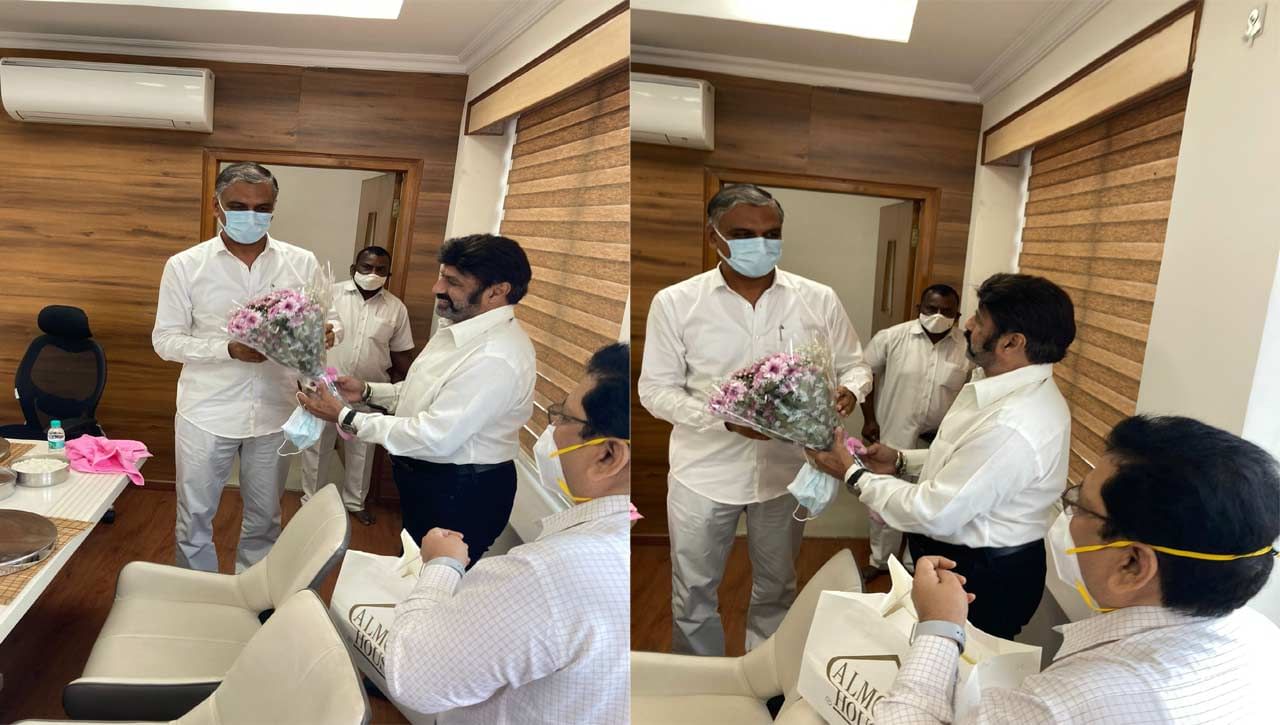 Balakrishna: Balakrishna who met Minister Harish Rao .. What issues were  discussed .. | Actor and mla balakrishna have meeting with telangana minister  harish rao and spoke about basavatarakam cancer hospital | PiPa News