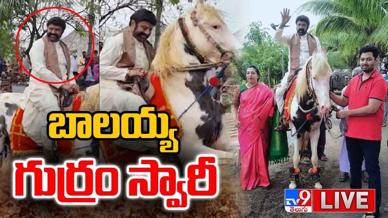 Balakrishna Horse Ride: గుర్రం స్వారీ చేసిన బాలయ్య .. లైవ్ వీడియో