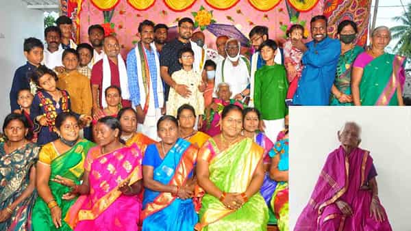 Grandma Birthday: ఘనంగా 111 ఏళ్ల బామ్మ బర్త్డే సెలబ్రేషన్స్.. ఐదు తరాల పిల్లలంతా ఒక్కటై..