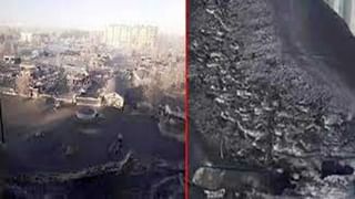 ట్రైన్‌ ఇంజిన్‌ ఓ రాష్ట్రంలో !! బోగీ మరో రాష్ట్రంలో !! వీడియో