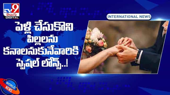 పెళ్లి చేసుకొని పిల్లలను కనాలనుకునేవారికి స్పెషల్ లోన్స్.. వీడియో పెళ్లి చేసుకొని పిల్లలను కనాలనుకునేవారికి స్పెషల్ లోన్స్.. వీడియో