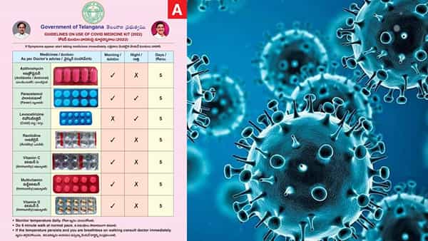 Corona Medicine: కరోనా సోకి హోమ్ క్వారంటైన్లో ఉన్న వారు ఈ మెడిసిన్స్ వాడండి.. తెలంగాణ సర్కార్ ప్రకటన..