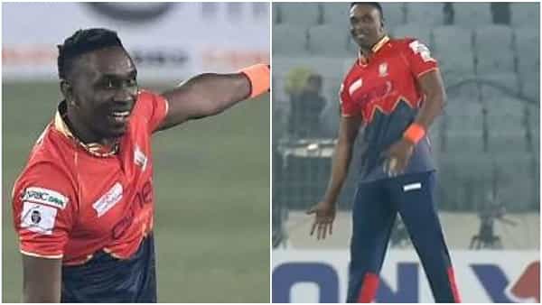 Dwayne Bravo: మైదానంలో పుష్ప స్టెప్ వేసిన డ్వేన్ బ్రావో.. పరేషాన్ అవుతున్న ఫ్యాన్స్..
