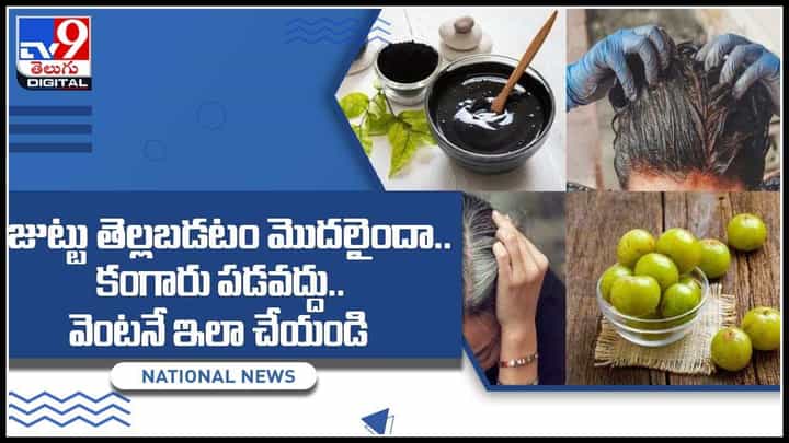 జుట్టు తెల్లబడటం మొదలైందా..కంగారు పడవద్దు..వెంటనే ఇలా చేయండి...(వీడియో) జుట్టు తెల్లబడటం మొదలైందా..కంగారు పడవద్దు..వెంటనే ఇలా చేయండి...(వీడియో)