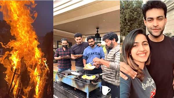 Makar Sankranti 2022: మెగా ఫ్యామిలీ భోగి సెలబ్రేషన్స్.. చిన్న పిల్లాడిలా మారిపోయిన చిరంజీవి..