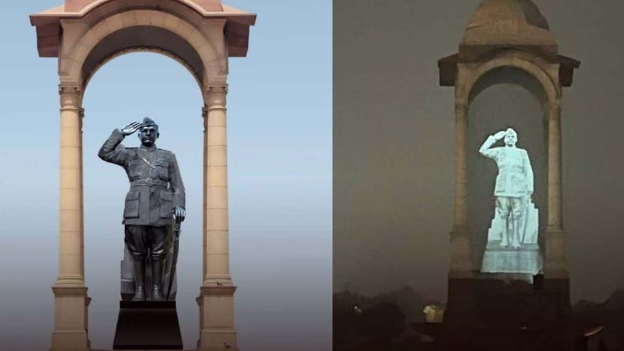 Netaji Statue: ఇండియా గేట్ వద్ద నేతాజీ సుభాష్ చంద్రబోస్ భారీ విగ్రహం.. దీన్ని ఎవరు చెక్కారో తెలుసా?