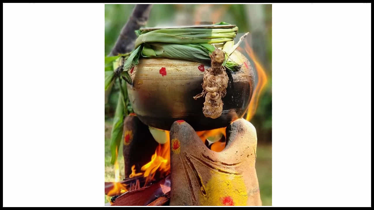 సంక్రాంతి సంబరాల్లో హీరోయిన్ స్నేహ ఫ్యామిలీ ఫొటోస్