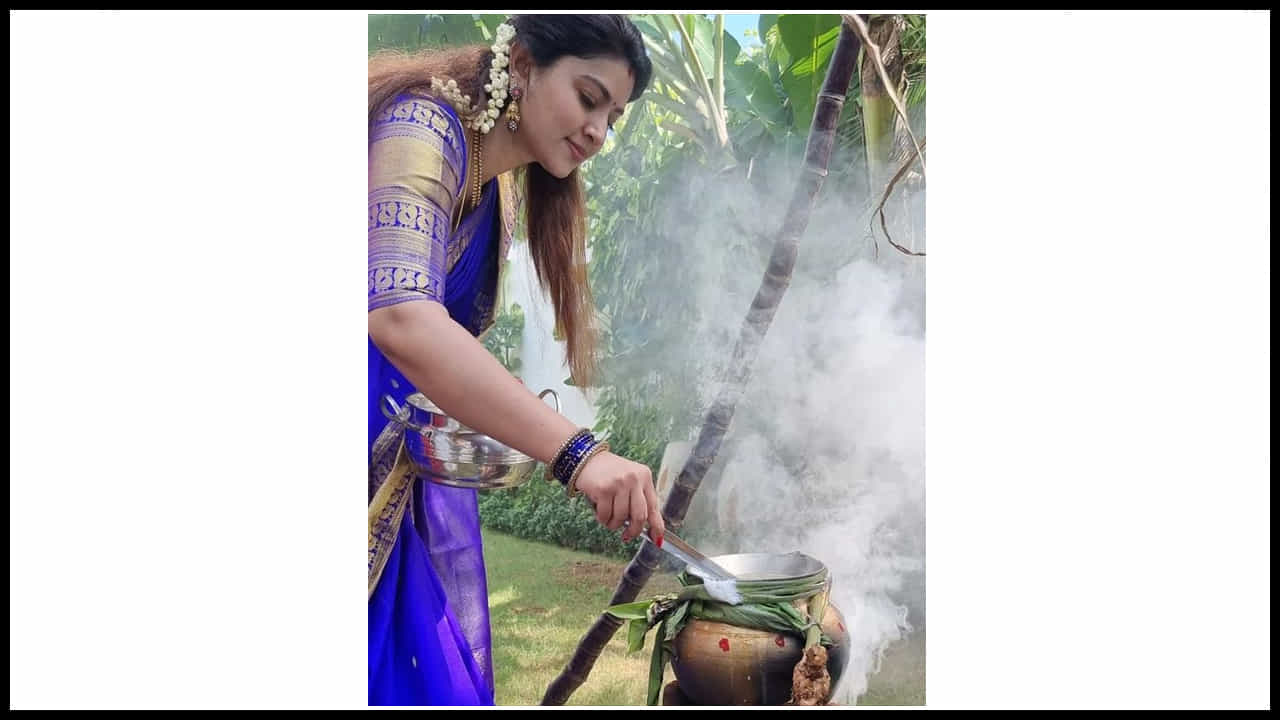 సంక్రాంతి సంబరాల్లో హీరోయిన్ స్నేహ ఫ్యామిలీ ఫొటోస్