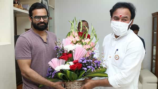 Sai Dharam Tej : మెగా హీరో సాయి ధరమ్ తేజ్ కలిసిన మంత్రి కిషన్ రెడ్డి.. కారణం ఇదే..!