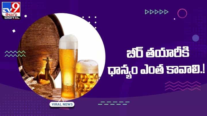 Beer Making: పది లీటర్ల బీర్ తయారీకి ధాన్యం ఎంత కావాలి.. వీడియో Beer Making: పది లీటర్ల బీర్ తయారీకి ధాన్యం ఎంత కావాలి.. వీడియో