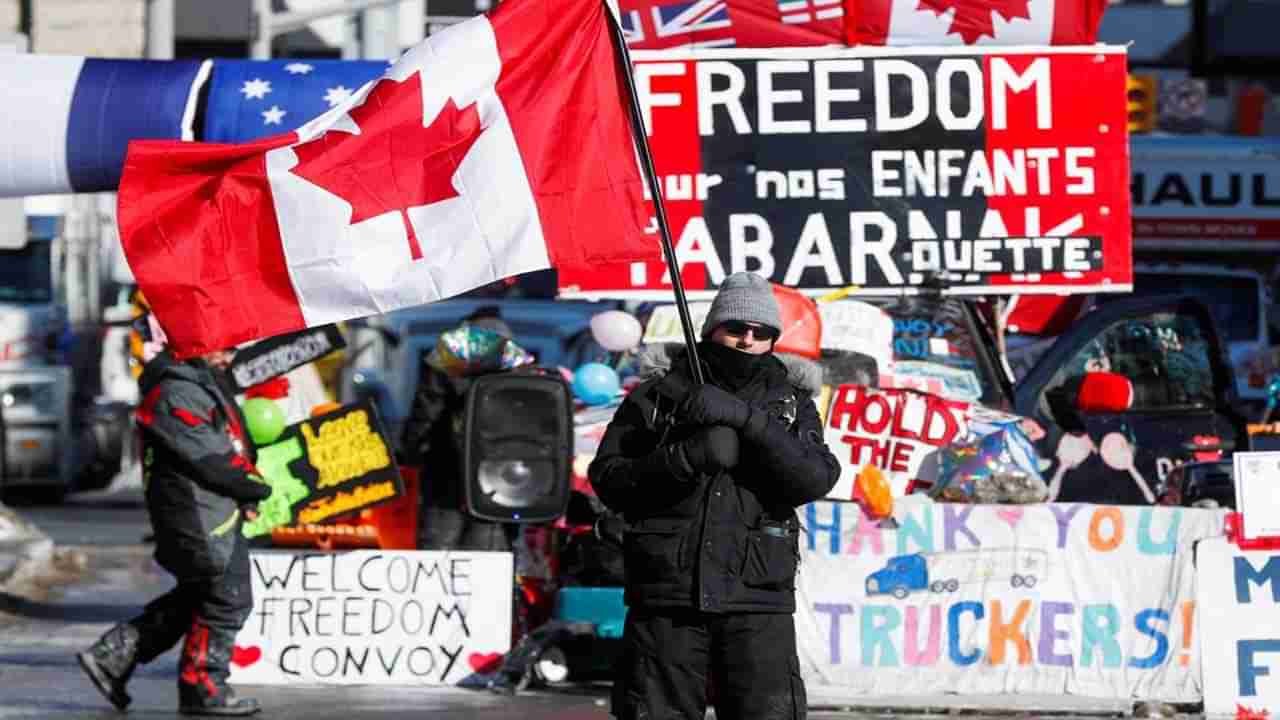 Canada Emergency: తీవ్రరూపం దాల్చిన ట్రక్కు డ్రైవర్ల టీకా వ్యతిరేక ఆందోళనలు.. ఎమర్జెన్సీ విధించిన కెనడా