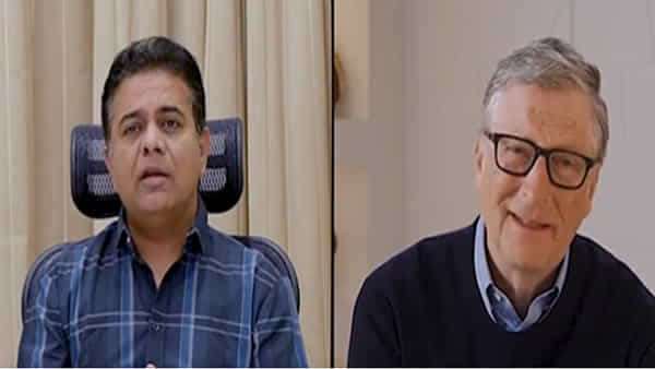 KTR With Bill Gates: ఐటీతో పాటు, బయోలాజికల్ హబ్ గా తెలంగాణ.. బిల్ గేట్స్ కు వివరించిన మంత్రి కేటీఆర్..