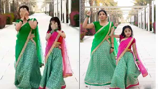 Pushpa Song: ఆకుపచ్చని సీతాకోక చిలుకల్లా తల్లీకూతురు.. పుష్పలోని శ్రీవల్లి సాంగ్స్కు డ్యాన్స్..
