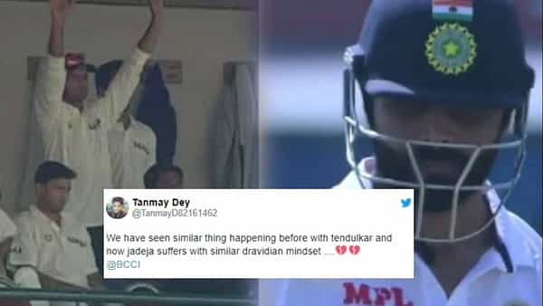 Ravindra Jadeja: మెరుపు వీరుడు జడేజా డబుల్ సెంచరీ మిస్.. ద్రవిడ్, రోహిత్లను ఏకిపారేస్తున్న నెటిజన్స్