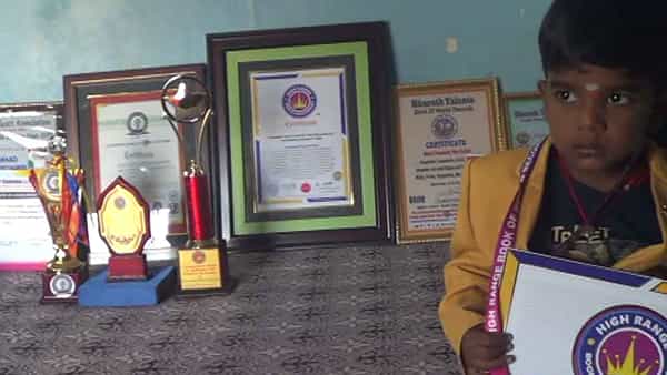 World Record: అందరినీ అబ్బుర పరుస్తున్న బుడతడు.. మూడేళ్లకే ప్రపంచ రికార్డు సొంతం!