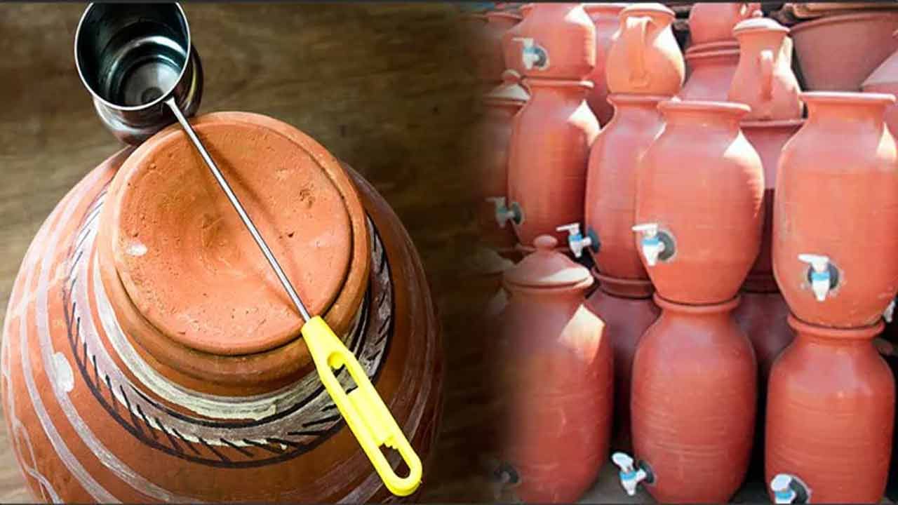Clay Water Pot : ఫ్రిజ్ వాటర్ వద్దు..  మట్టి కుండలో నీరు తాగవోయ్.. గట్టి మేలు తలపెట్టవోయ్