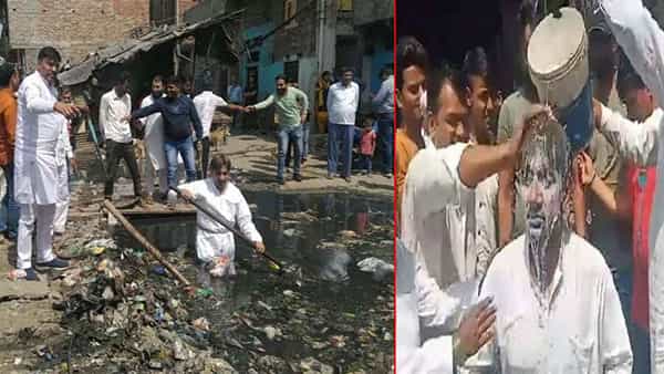Councilor Drain Clean: సఫాయి కార్మికుడిగా మారిన కౌన్సిలర్.. ఏకంగా పొంగుతున్న మురుగు కాల్వలోకి దిగి క్లీనింగ్