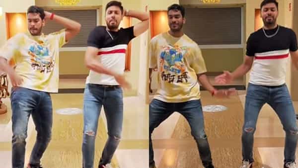 Watch Video: అరబిక్ కుతు పాటకు స్టెప్పులేసిన టీమిండియా ప్లేయర్లు.. వేరే లెవల్ అంటోన్న ఫ్యాన్స్.. వైరల్ వీడియో
