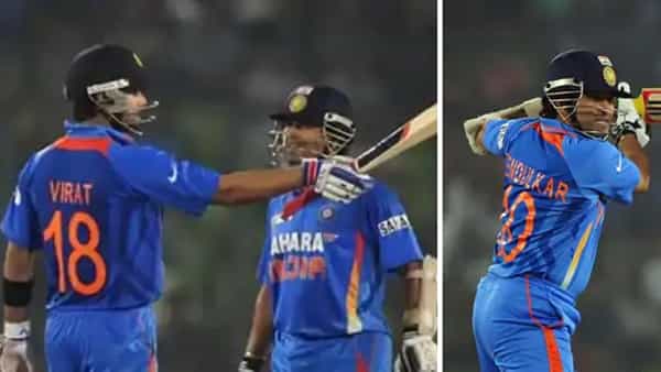 Team India: కెరీర్ చివరి వన్డేలో విన్నింగ్ ఇన్నింగ్స్ ఆడిన సచిన్.. విరాట్తో కలిసి పాకిస్తాన్ తాటతీసిన భారత దిగ్గజం