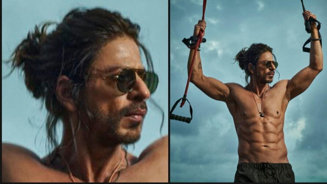 Shahrukh Khan: 56 ఏళ్ల వయసులో 8 ప్యాక్స్‌.. 'పఠాన్' లుక్స్‌కి అభిమానులు ఫిదా..!