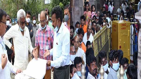 Tirumala: తిరుమలలో టీటీడీ చైర్మన్ ఆకస్మిక తనిఖీలు.. క్యూ లైన్లలోని భక్తులకు ఆహారం, పాలు అందించాలని ఆదేశం