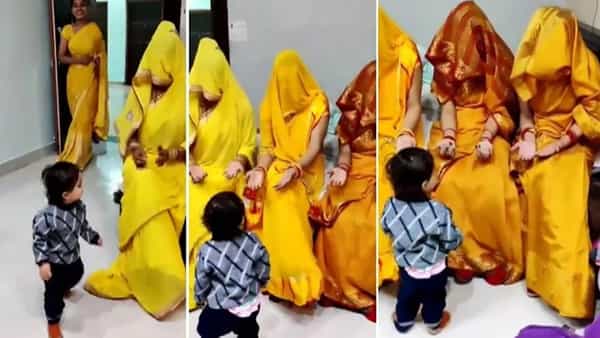 Viral Video: బుడ్డోడు చాలా షార్ప్.. వాళ్ల అమ్మని ఇట్టే గుర్తుపట్టేశాడు.. భలే గమ్మత్తైన వీడియో..