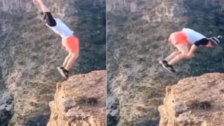 Viral Video: ఒళ్లు గగుర్పొడిచే వీడియో.. ఆ వ్యక్తి ఎంత అదృష్టవంతుడో.. ‘భూమ్మీద నూకలు ఉండి బతికిపోయాడు’..