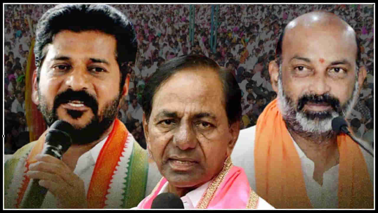 TELANGANA POLITICS: తెలంగాణాలో రాజకీయ కలకలం.. యాత్రల జోరు.. అధికార పార్టీ ఎదురు దాడి.. నిండువేసవిలో రాజకీయ పండగ