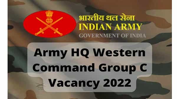Army HQ Western Command Jobs 2022: టెన్త్ అర్హతతో.. ఆర్మీ వెస్టర్న్ కమాండ్ హెడ్ క్వార్టర్స్లో గ్రూప్ సీ ఉద్యోగాలు..పూర్తి వివరాలివే!