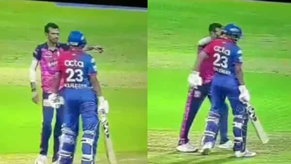 IPL 2022: కెప్టెన్ పిలిస్తే ఊపుకుంటూ పోవడమేనా? కుల్దీప్ని మెడపట్టి క్రీజులోకి పంపిన చాహల్.. నెట్టింట్లో వైరలవుతోన్న వీడియో..