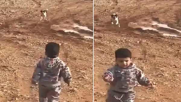 Viral Video: పిల్లవాడు చేసిన తమాషా పనికి నవ్వు ఆపుకోలేరు..!
