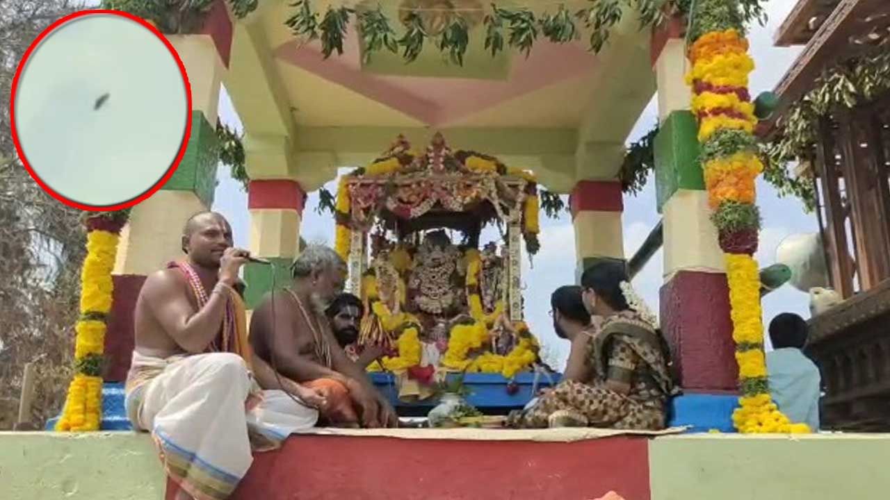 Andhra Pradesh: అద్భుతం.. సీతారాముల కళ్యాణానికి అతిధిగా వచ్చిన గరుడపక్షి..!