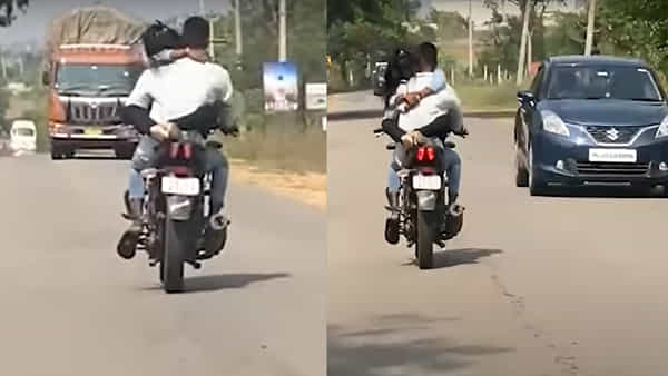 Viral Video: ఇదెక్కడి రొమాన్స్రా బాబూ.. ప్రాణాలకు తెగించి మరీ.. నెటిజన్లు ఫైర్..
