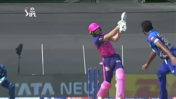 MI vs RR: ముంబై బౌలర్లను చితక్కొటిన బట్లర్.. ఈ సీజన్లో తొలి శతకం.. రోహిత్ సేన ముందు భారీ టార్గెట్..