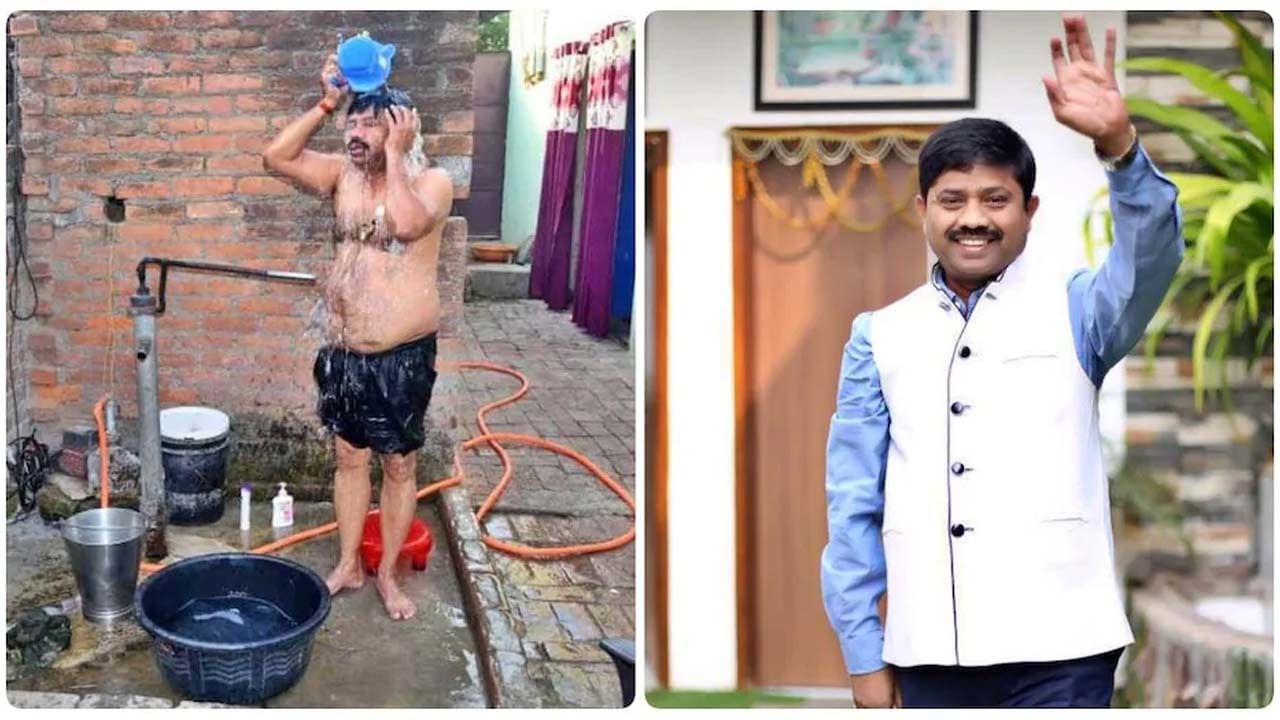 Viral Video: నడిబజారులో చేతిపంపు వద్ద స్నానం చేసిన రాష్ట్ర మంత్రి.. అంత కష్టం ఎమొచ్చిందబ్బా!