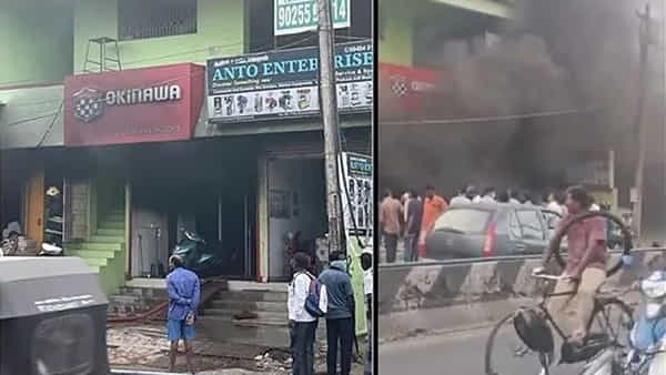 EV Showroom Fire: మంటల్లో ఎలక్ట్రిక్ వాహనాల షోరూమ్ కాలిబూడిద.. తమిళనాడులో చోటుచేసుకున్న ప్రమాదం..