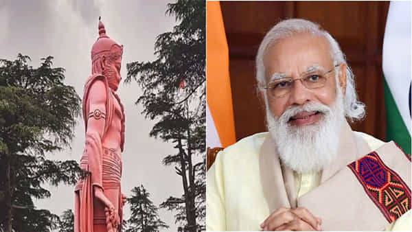 PM Modi: 108 అడుగుల భారీ హనుమాన్ విగ్రహాన్ని ఆవిష్కరించిన ప్రధాని మోడీ